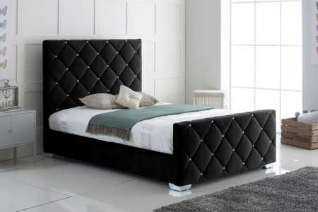 Florence Plush Fabric Bed Frame