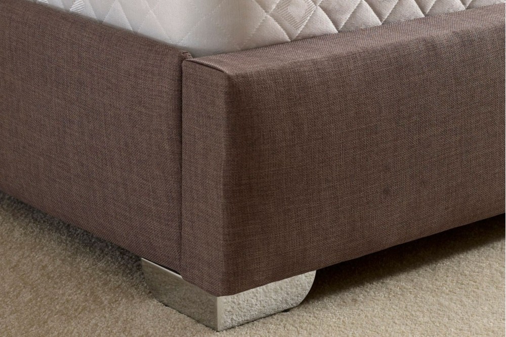 Wing Upholstered Bed Frame Corner Detail