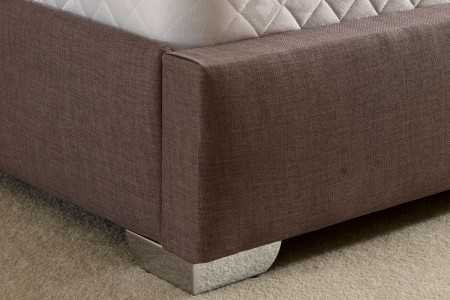 Wing Upholstered Bed Frame Corner Detail