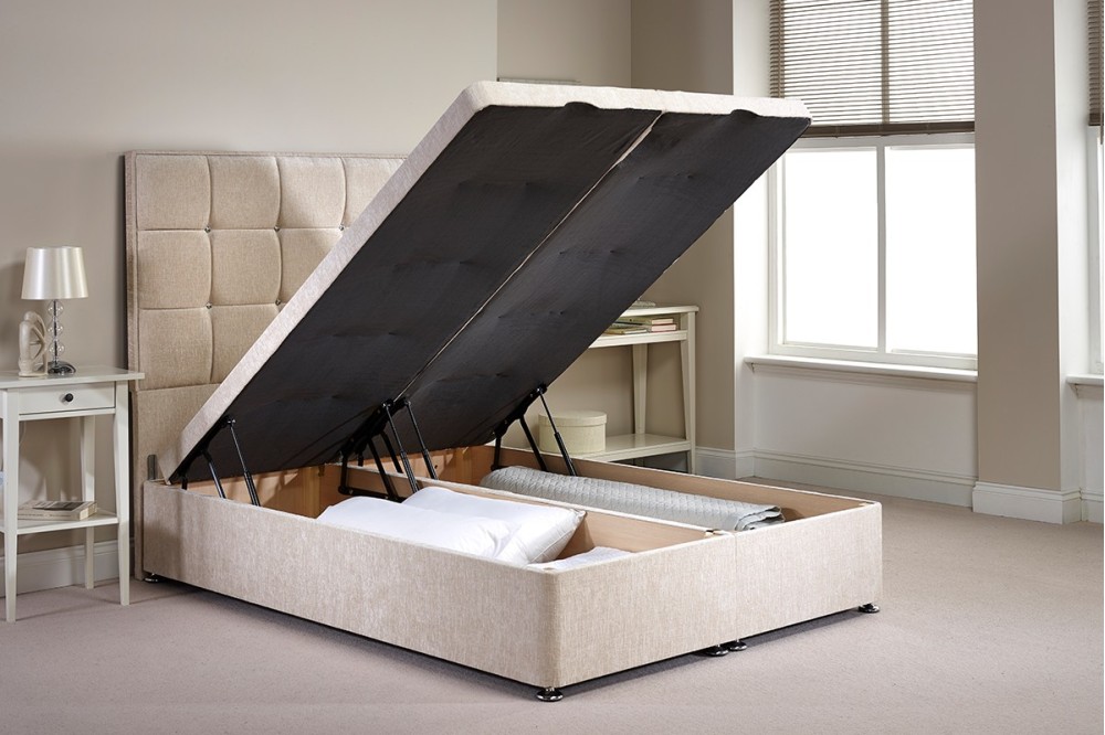Small Single Appian Foot End Opening Ottoman Bed