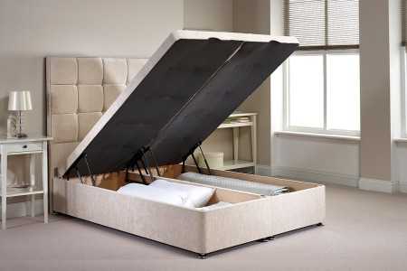 Small Double Appian Foot End Opening Ottoman Bed