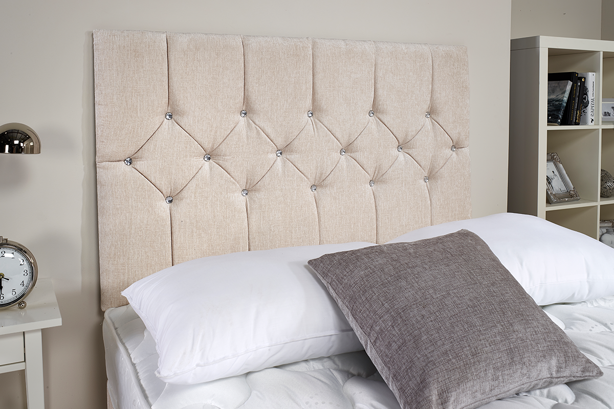 Next Divan Backcare Chenille Headboard