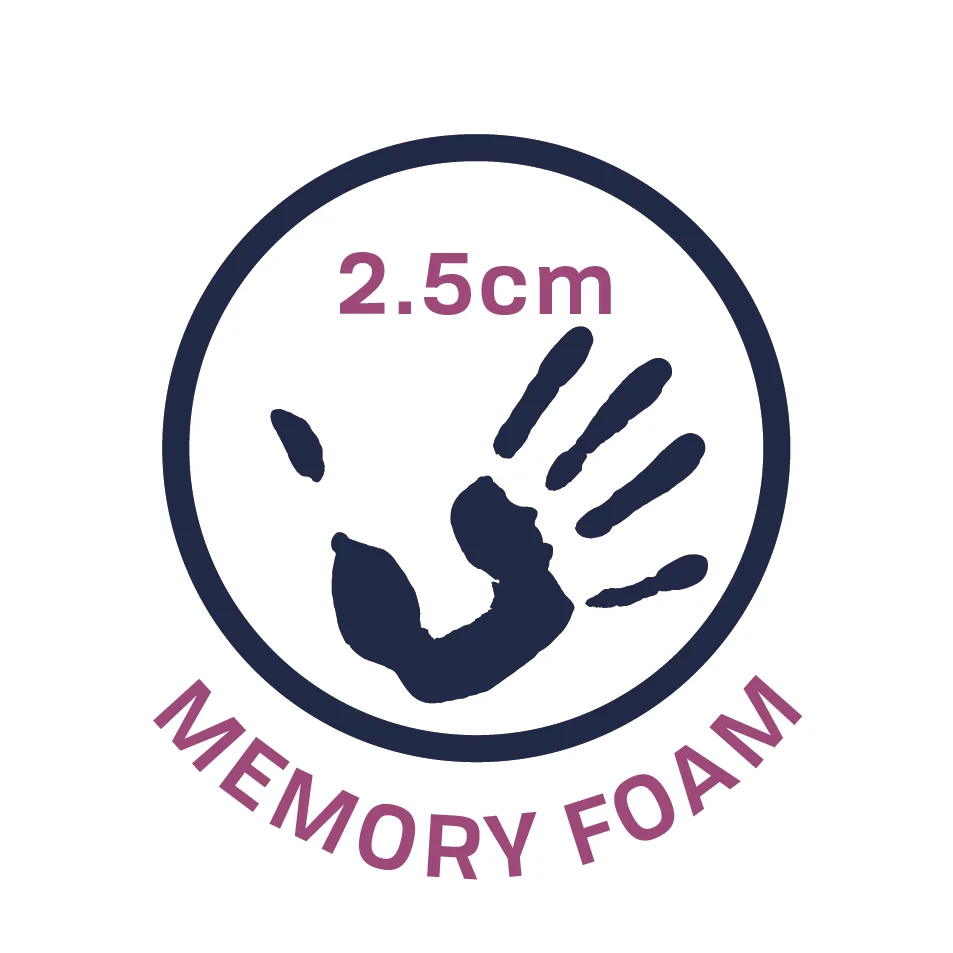 2.5cm Memory Foam
