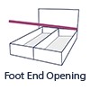 Foot End Opening Ottomans