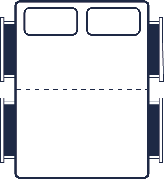 Double Divan Bed from the Newcastle Collection UK Online Bed Store