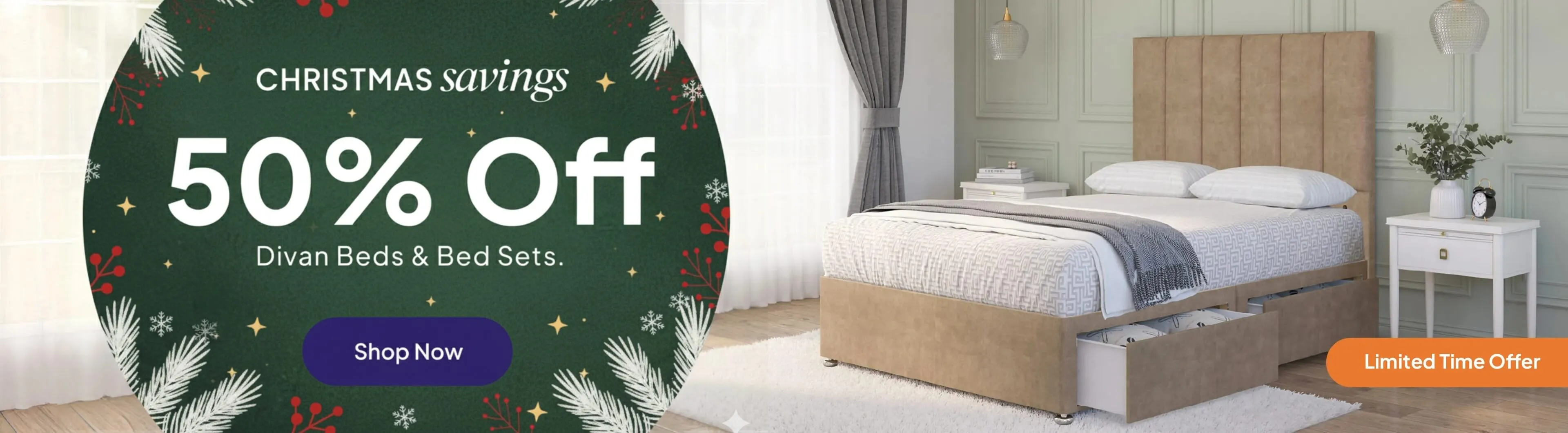 Slider Image  Promotional banner from Next Divan 