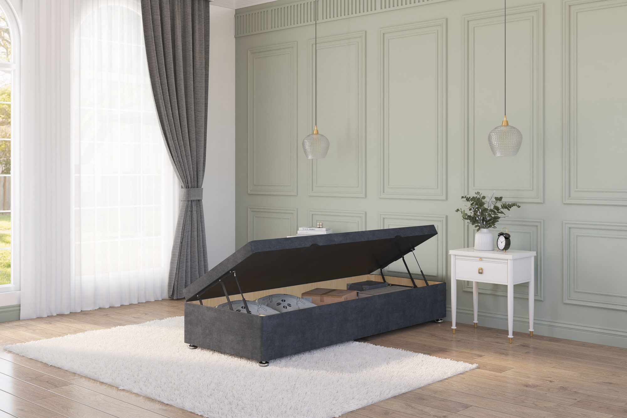 Ziggy Ottoman Storage Bed | Buy your new bed online.