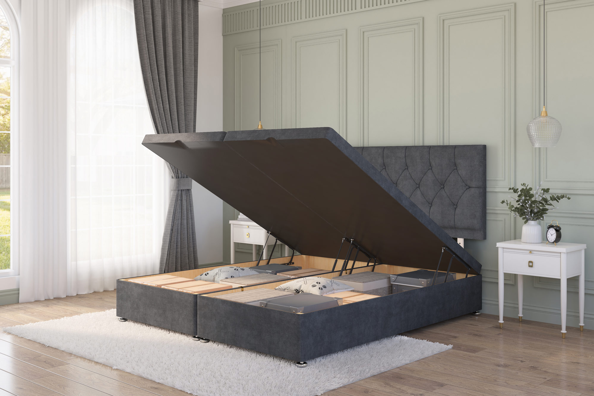 Ziggy Ottoman Storage Bed | Buy your new bed online.