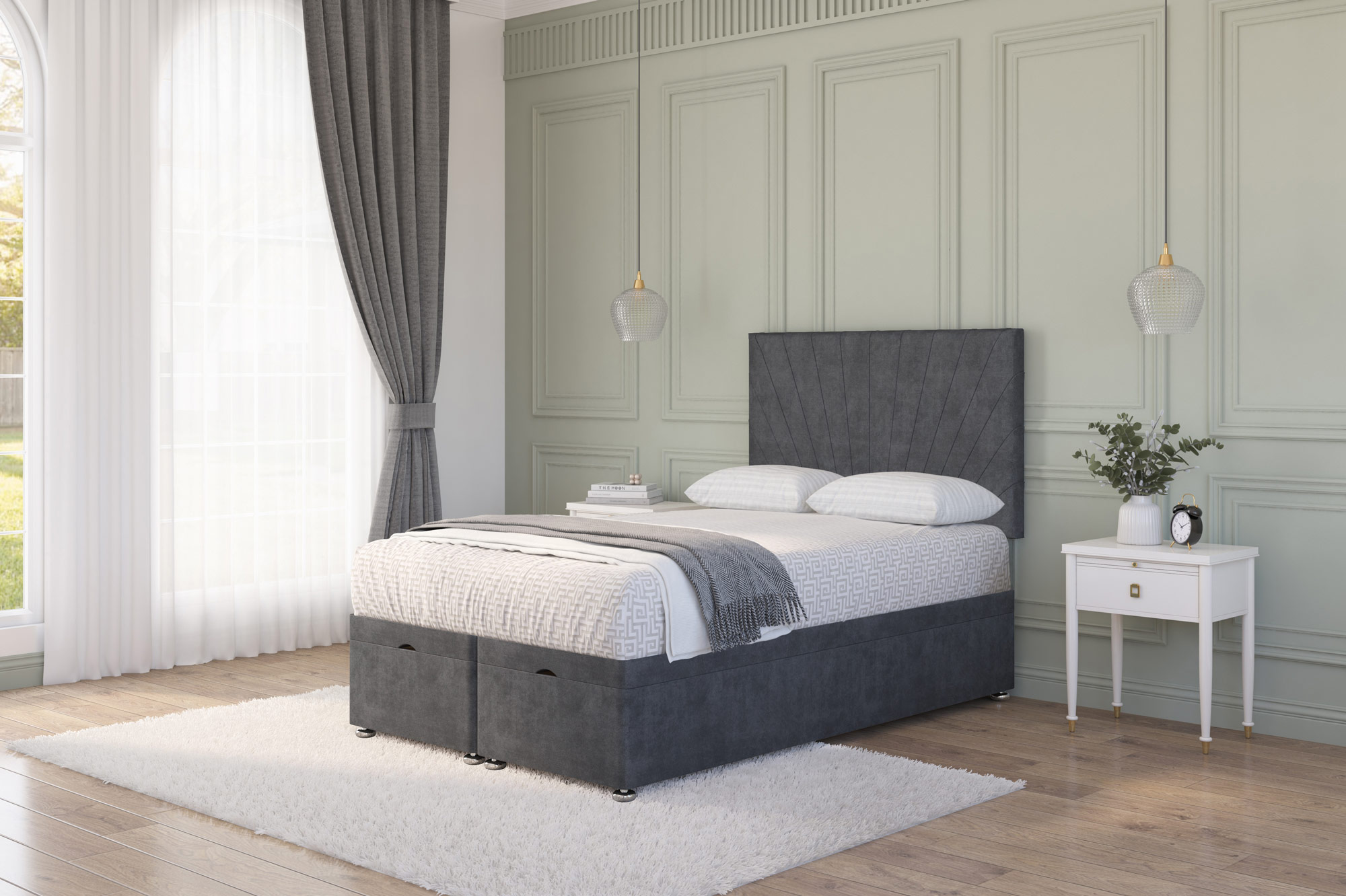 Platinum Ottoman Bed | Next Divan 2