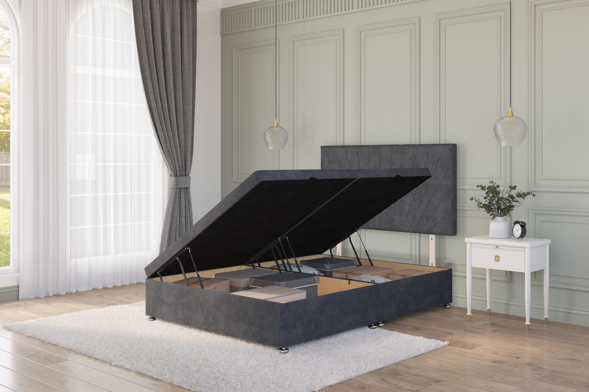 Platinum Ottoman Bed | Next Divan