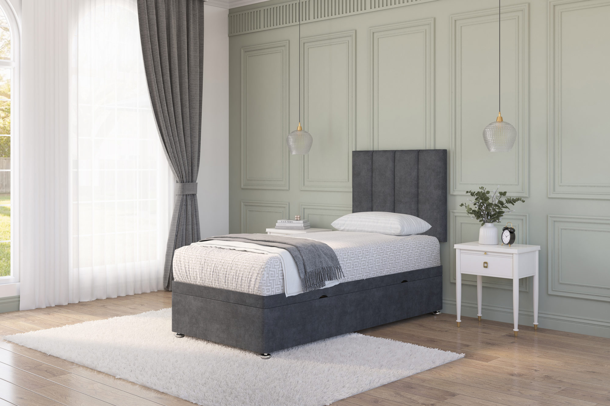 Austin Ottoman Bed | Next Divan 2