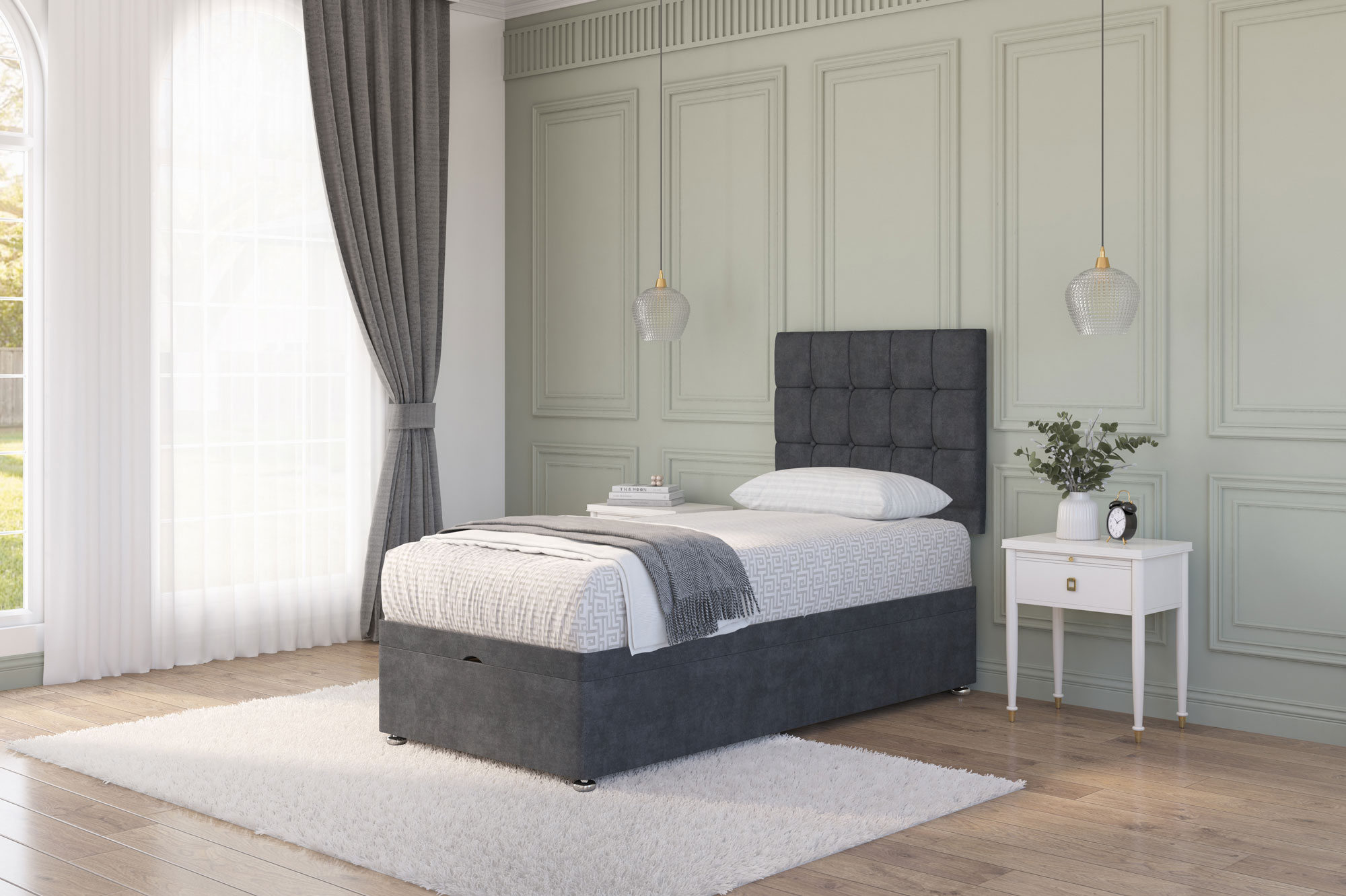Olive Ottoman Bed | Next Divan 2
