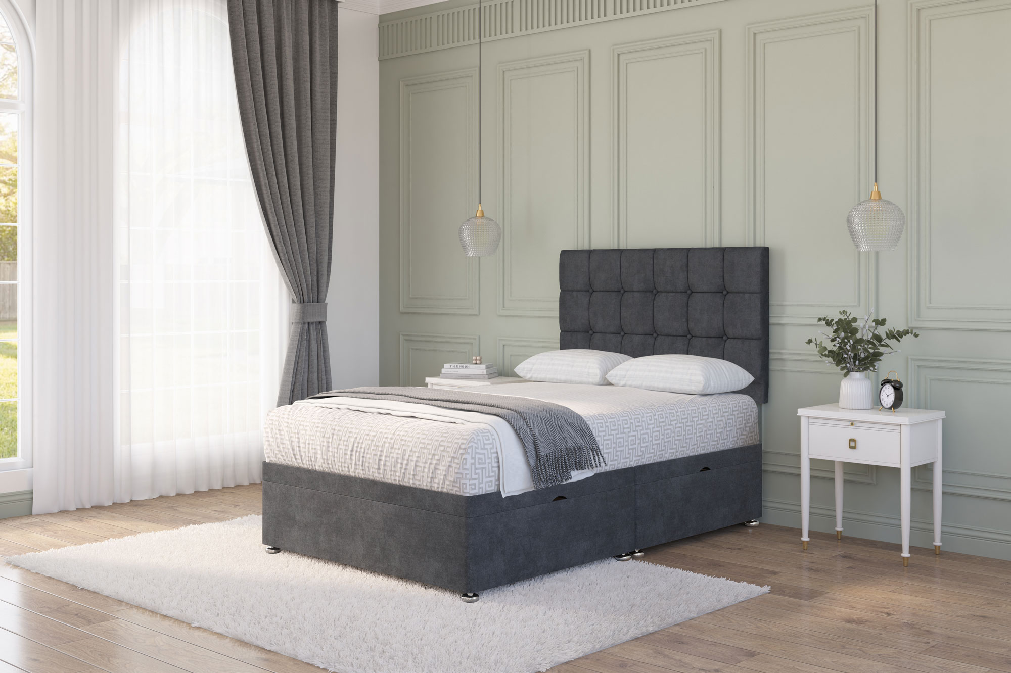Olive Ottoman Bed | Next Divan 2