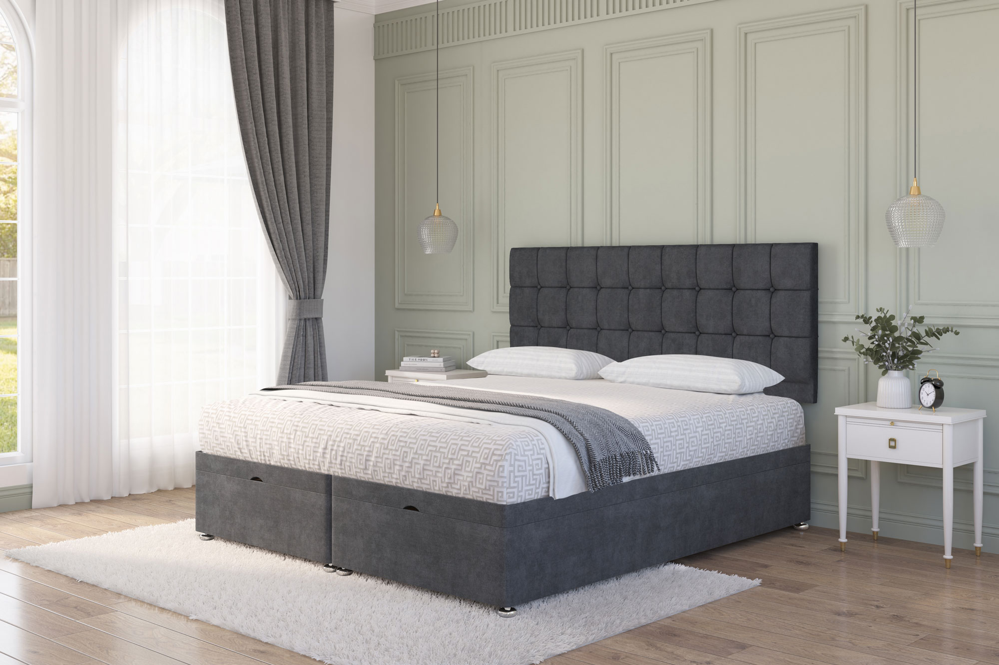 Olive Ottoman Bed | Next Divan 2