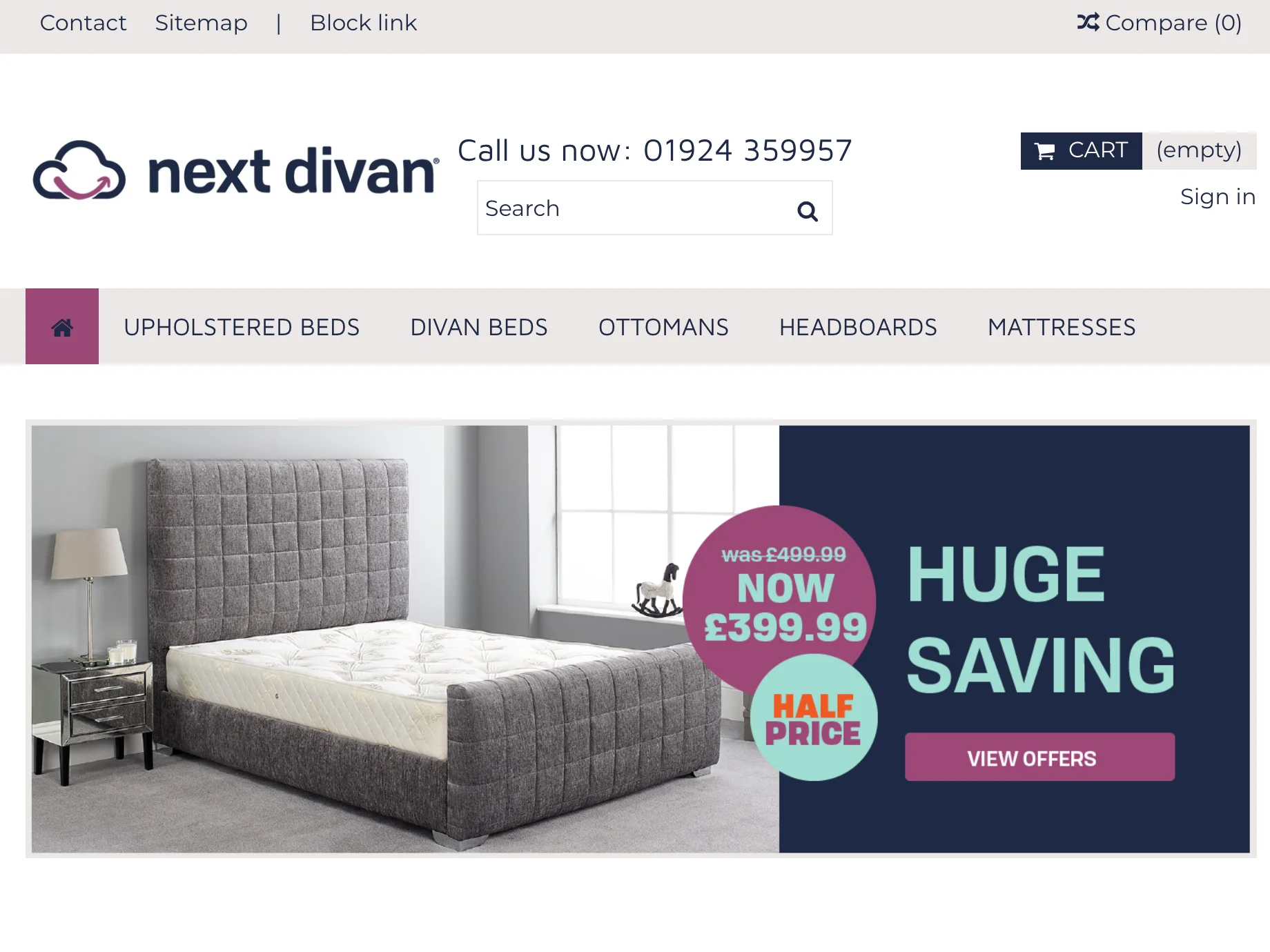Introducing Next Divan, our online bed shop